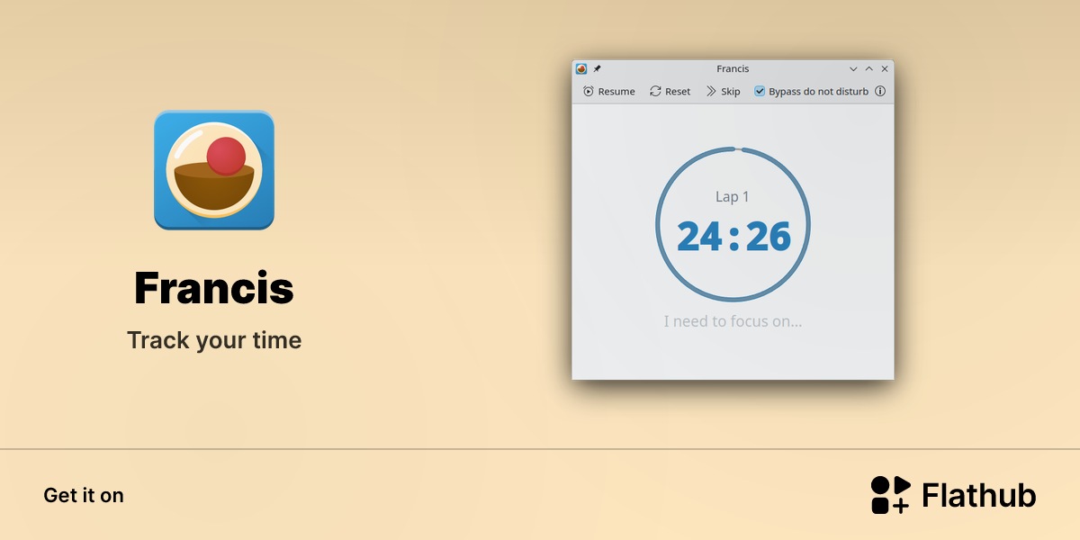 Install Francis on Linux | Flathub