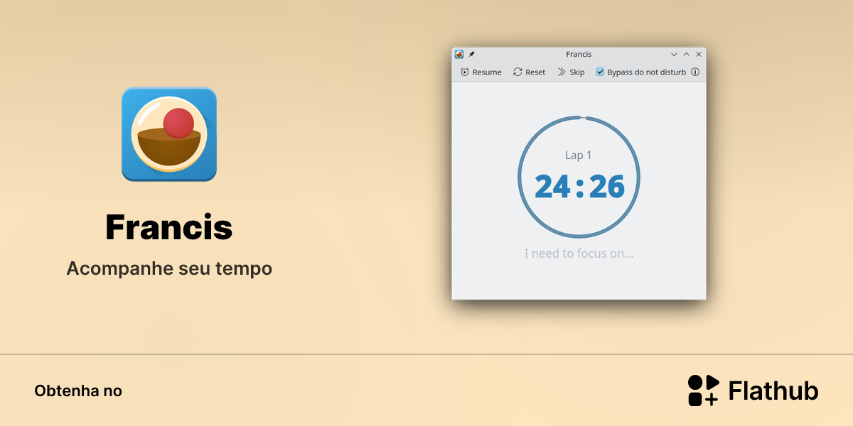 Instalar Francis no Linux | Flathub