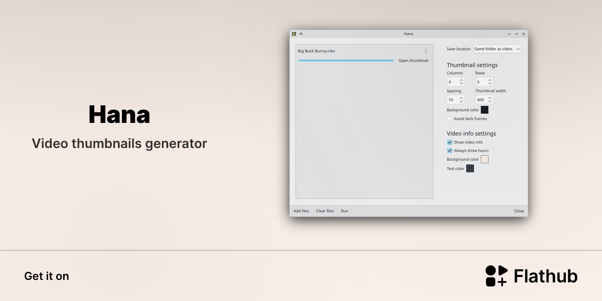 Install Hana on Linux | Flathub