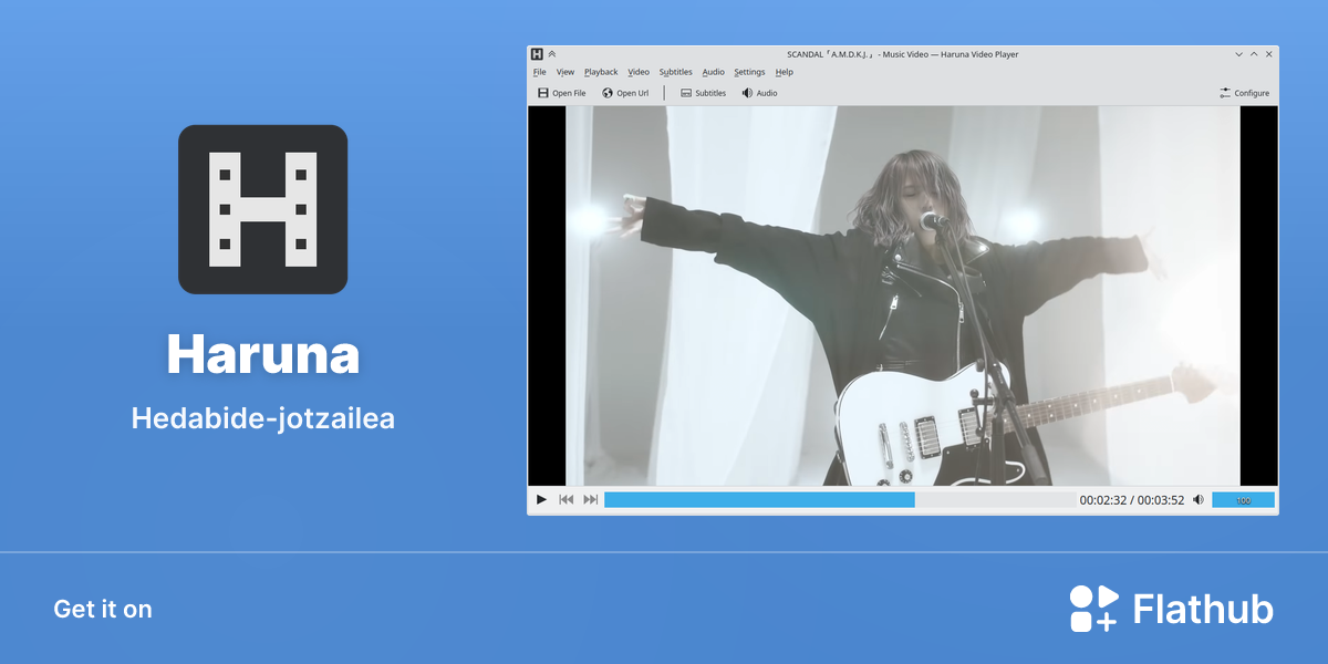 Install Haruna on Linux | Flathub