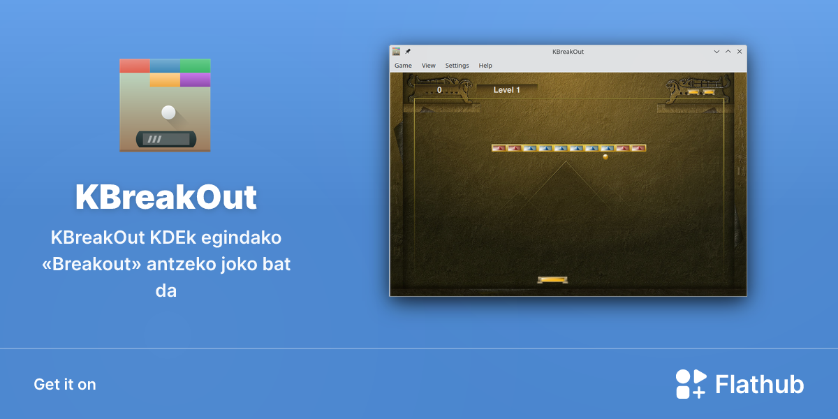 Install KBreakOut on Linux | Flathub