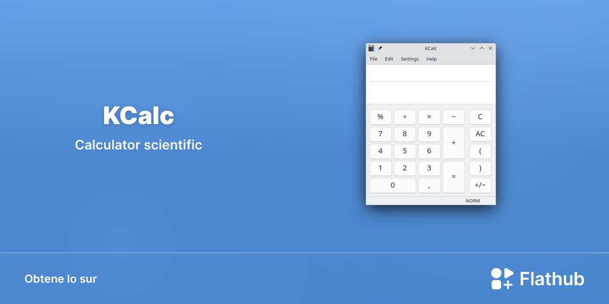 Installar KCalc sur Linux | Flathub