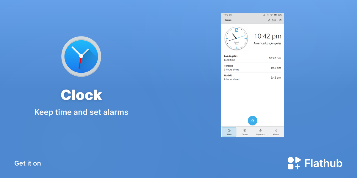 Install Clock on Linux | Flathub
