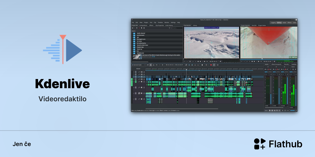 Instali Kdenlive sur Linux | Flathub