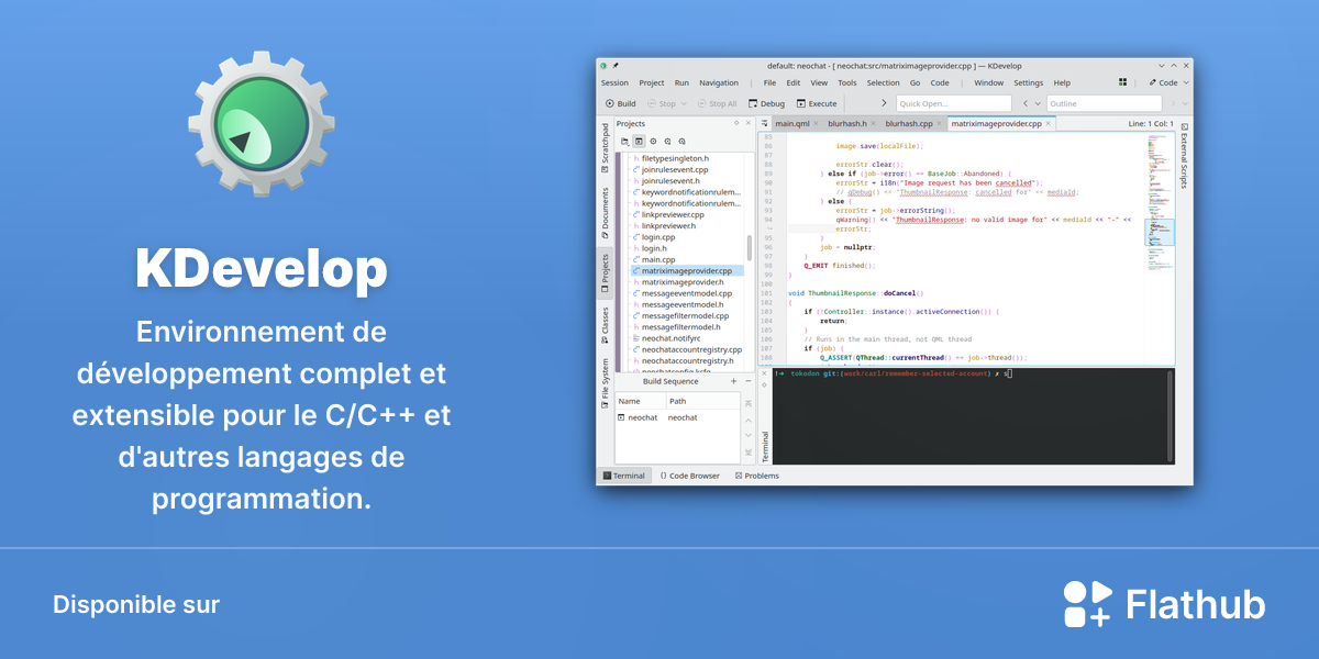 Installer KDevelop sur Linux | Flathub