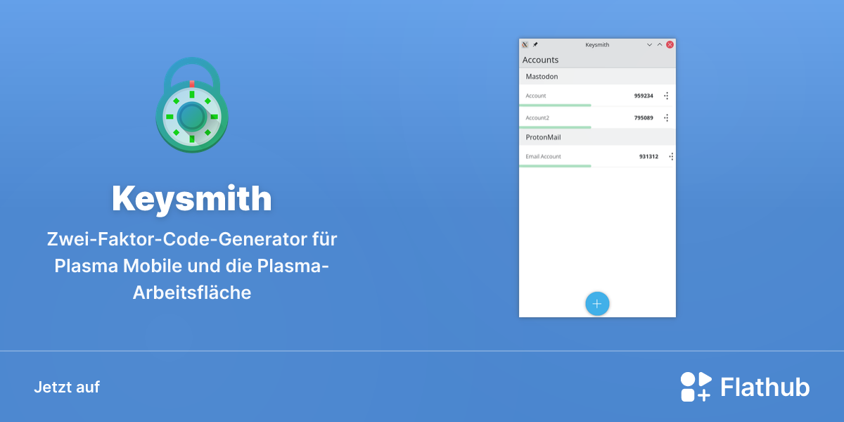 Keysmith auf Linux installieren | Flathub