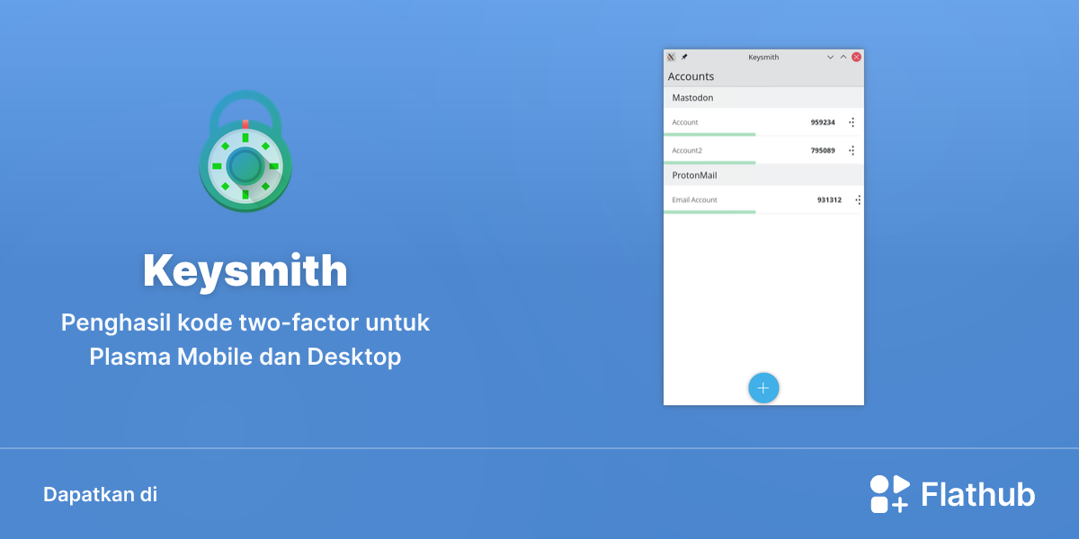 Memasang Keysmith di Linux | Flathub