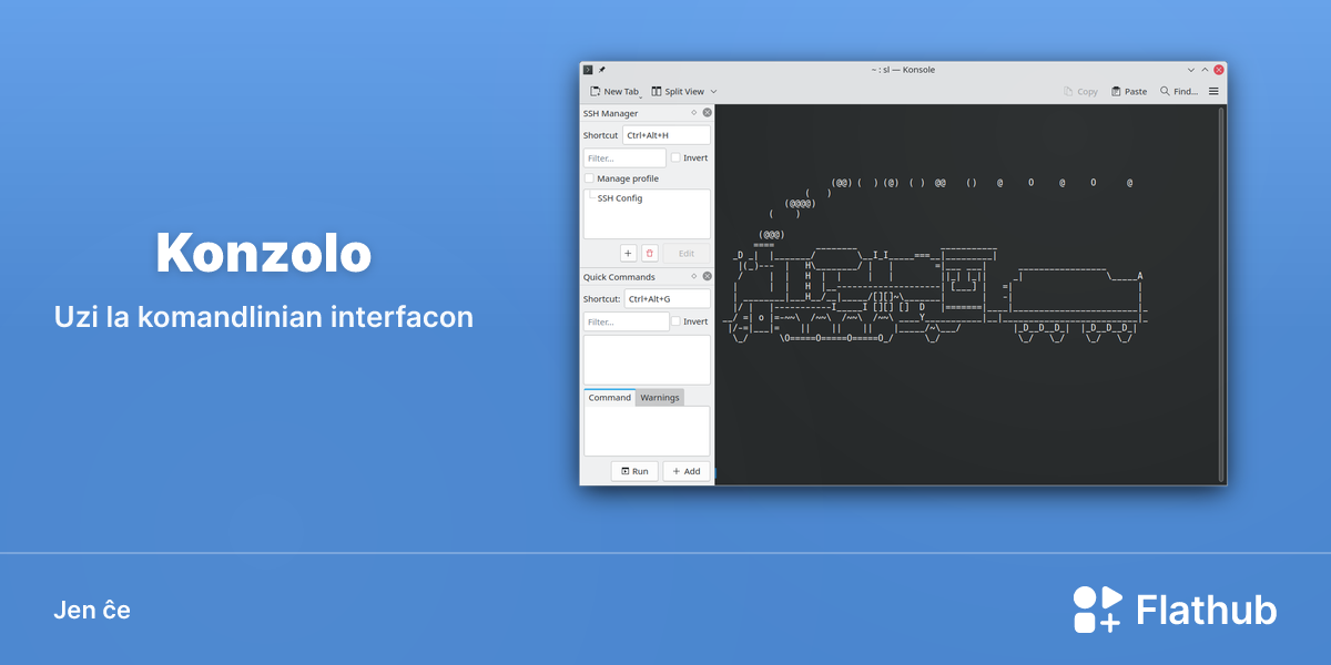 Instali Konzolo sur Linux | Flathub