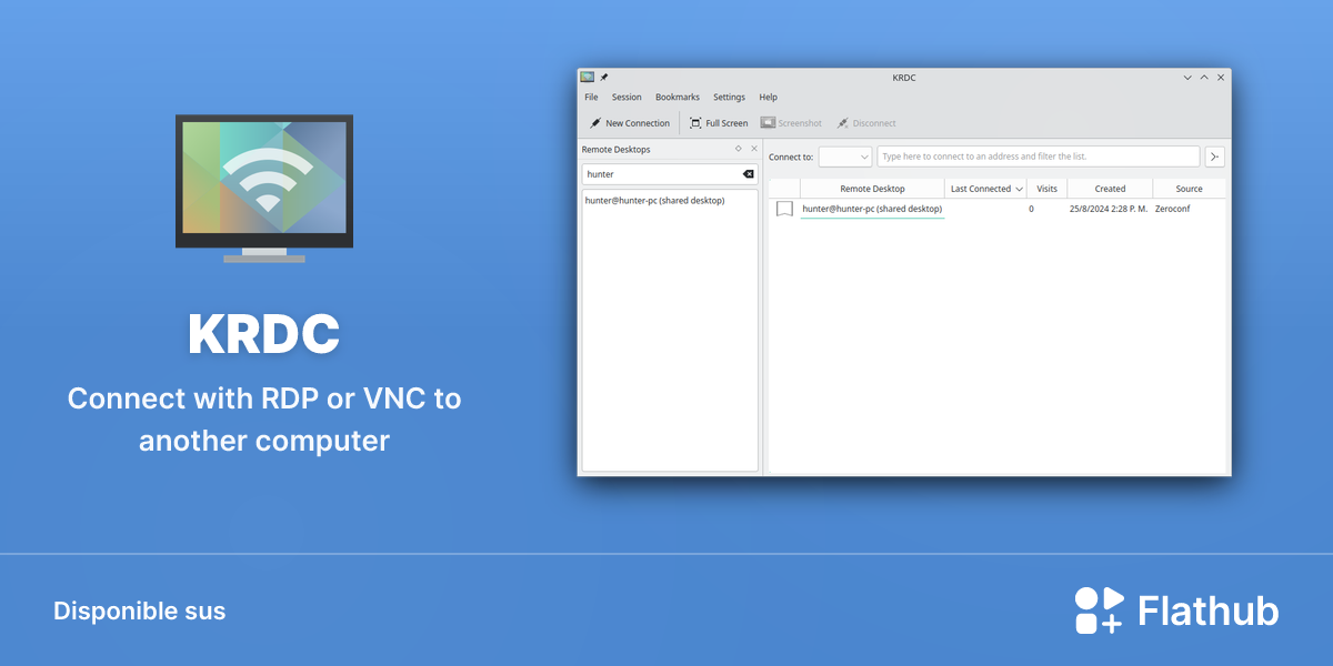Installar KRDC sus Linux | Flathub