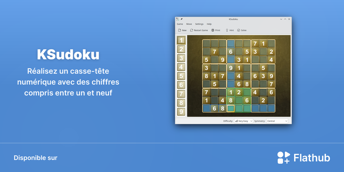 Installer KSudoku sur Linux | Flathub