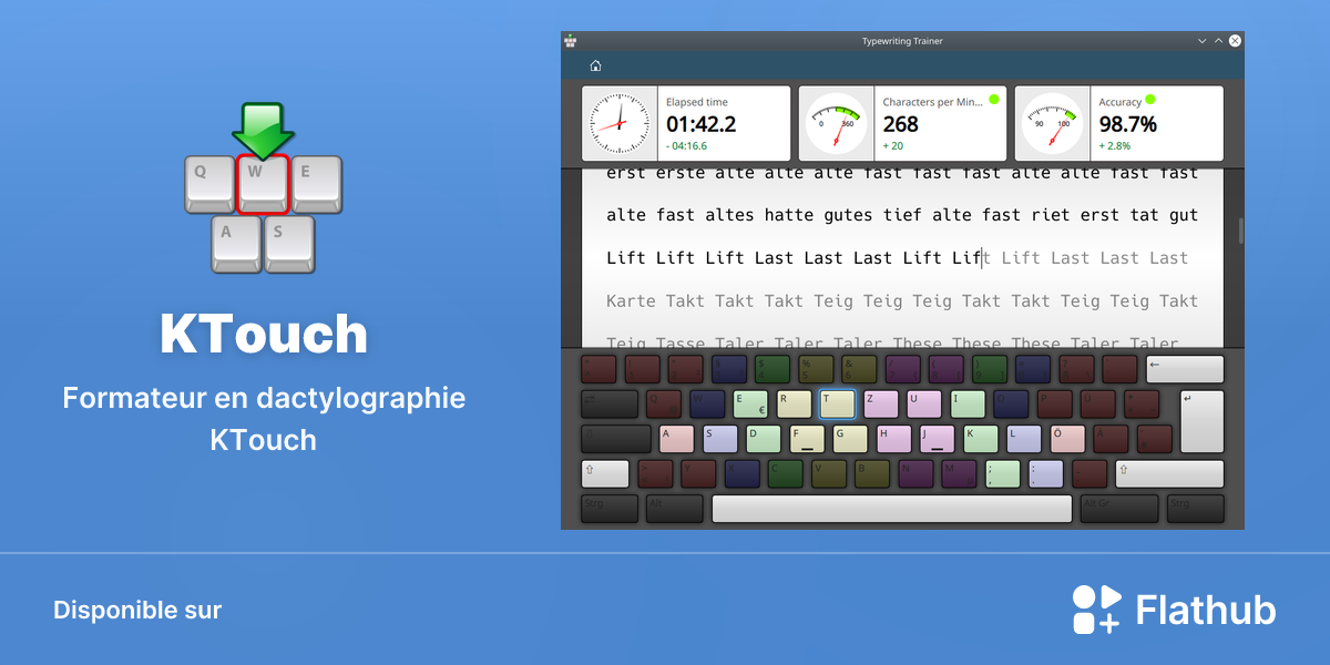 Installer KTouch sur Linux | Flathub