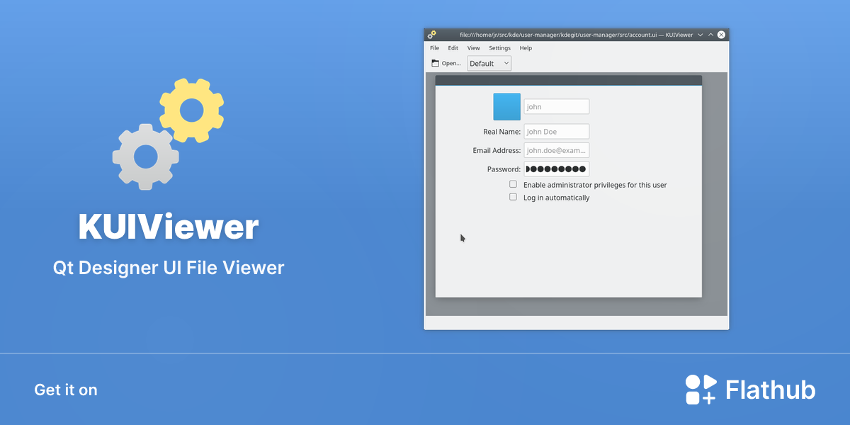 Install KUIViewer on Linux | Flathub