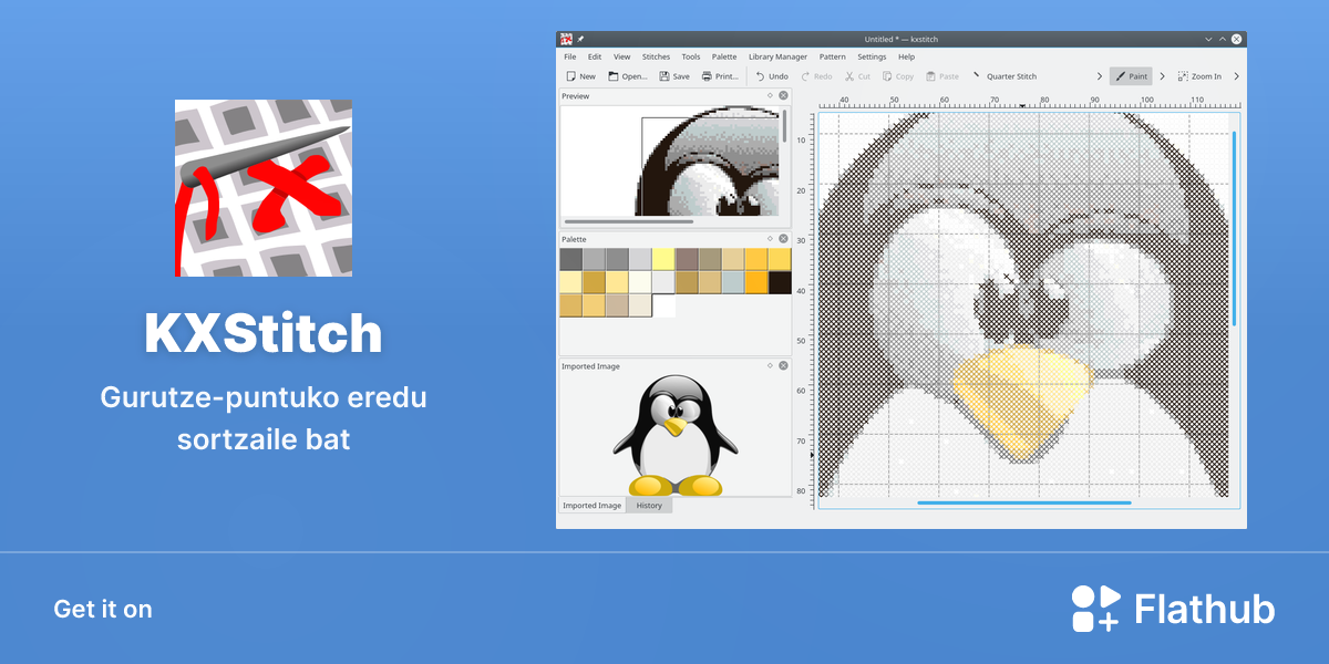 Install KXStitch on Linux | Flathub