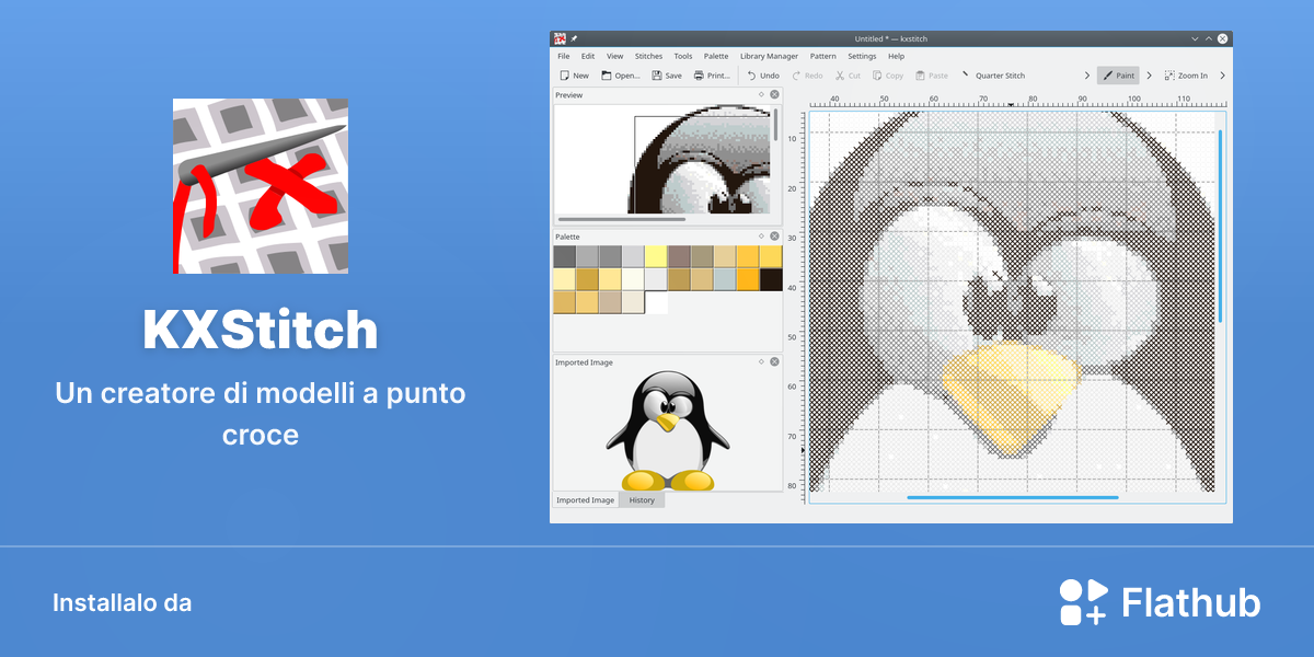 Installa KXStitch su Linux | Flathub