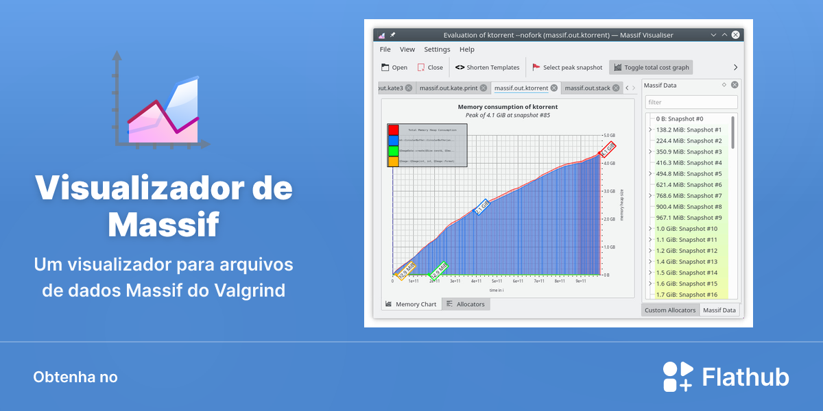 Instalar Visualizador de Massif no Linux | Flathub