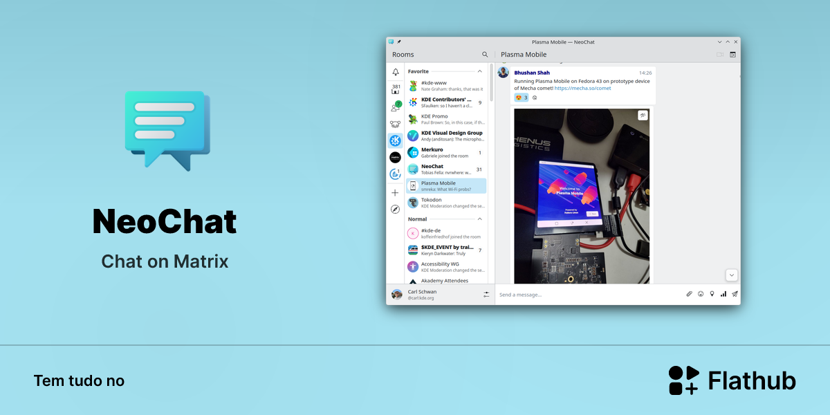 Instalar NeoChat no Linux | Flathub