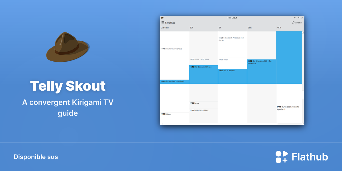 Installar Telly Skout sus Linux | Flathub