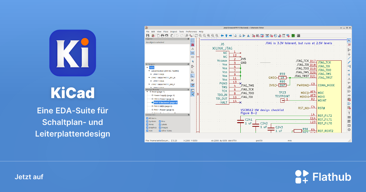 KiCad auf Linux installieren | Flathub