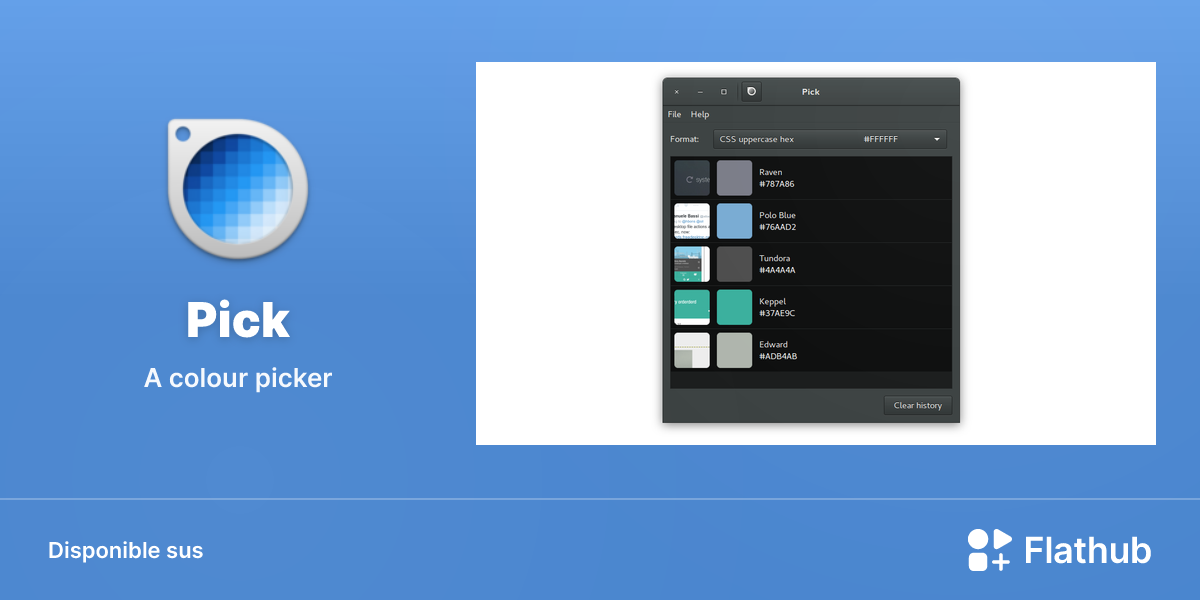 Installar Pick sus Linux | Flathub