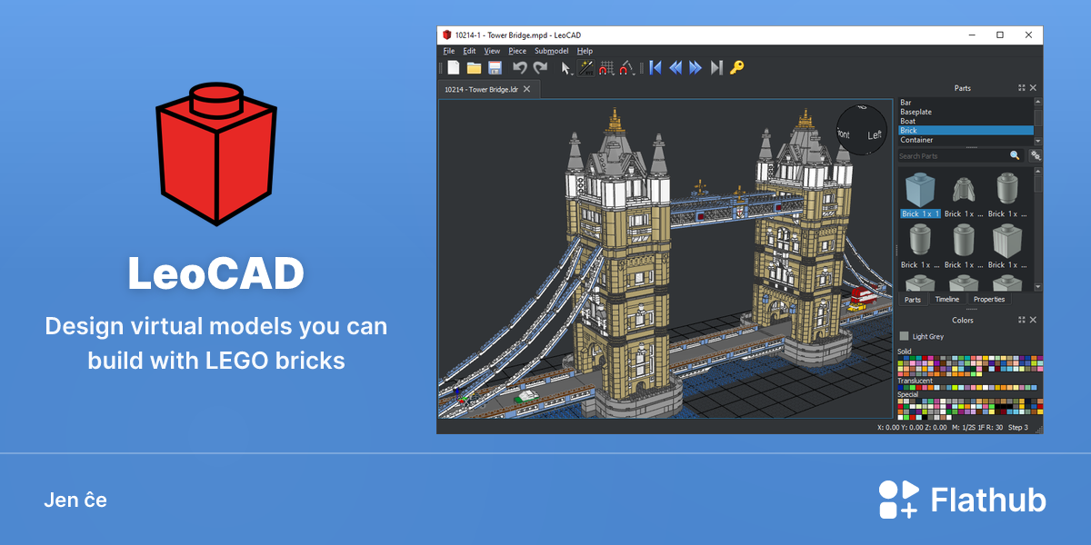 Instali LeoCAD sur Linux | Flathub
