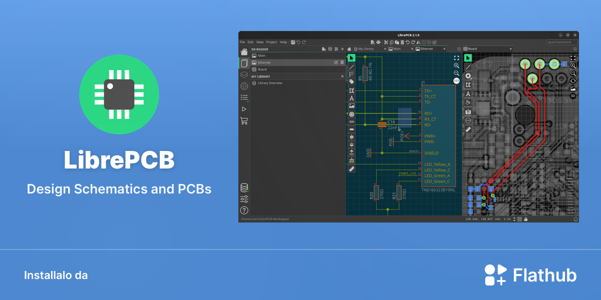 Installa LibrePCB su Linux | Flathub
