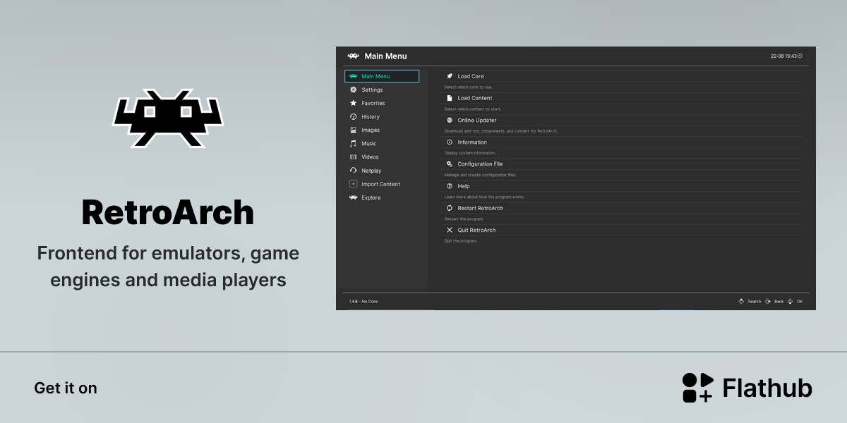 Install RetroArch on Linux | Flathub