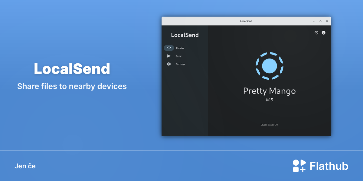 Instali LocalSend sur Linux | Flathub