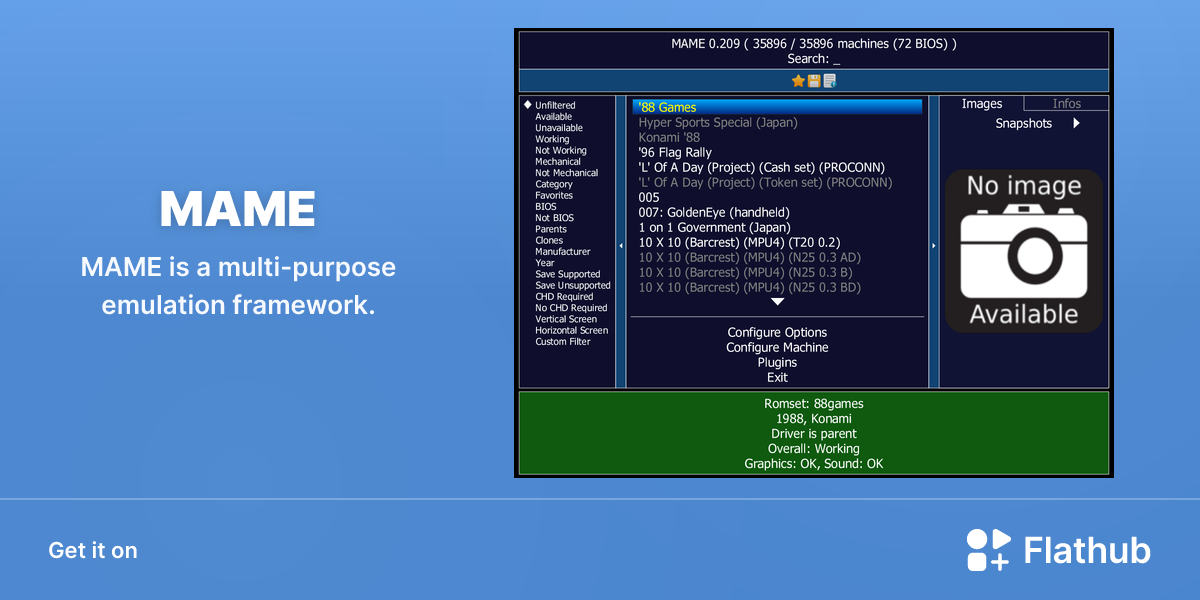 Install MAME on Linux | Flathub