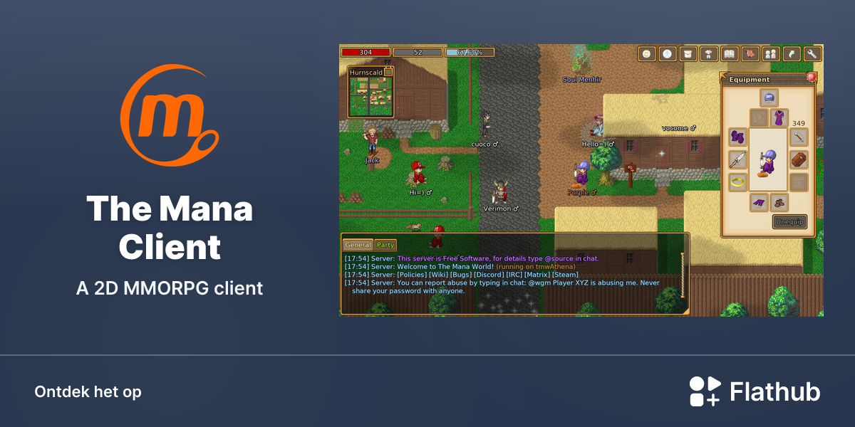 Installeer The Mana Client op Linux | Flathub