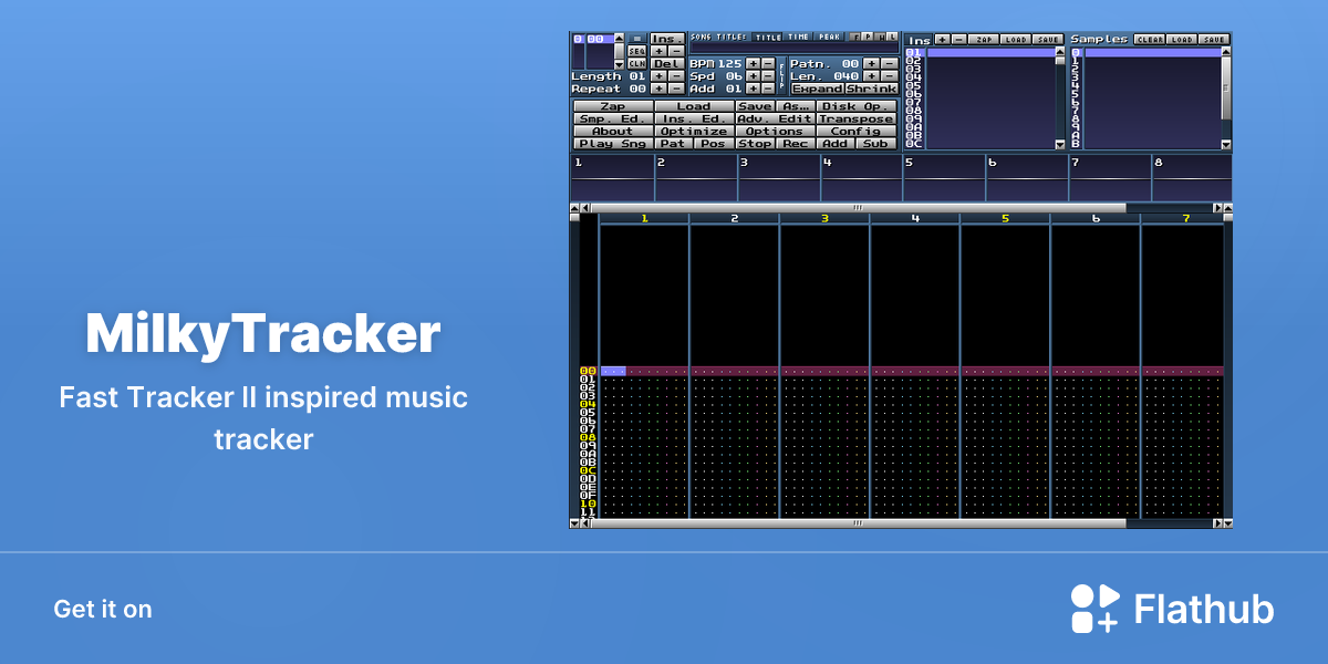 Install MilkyTracker on Linux | Flathub