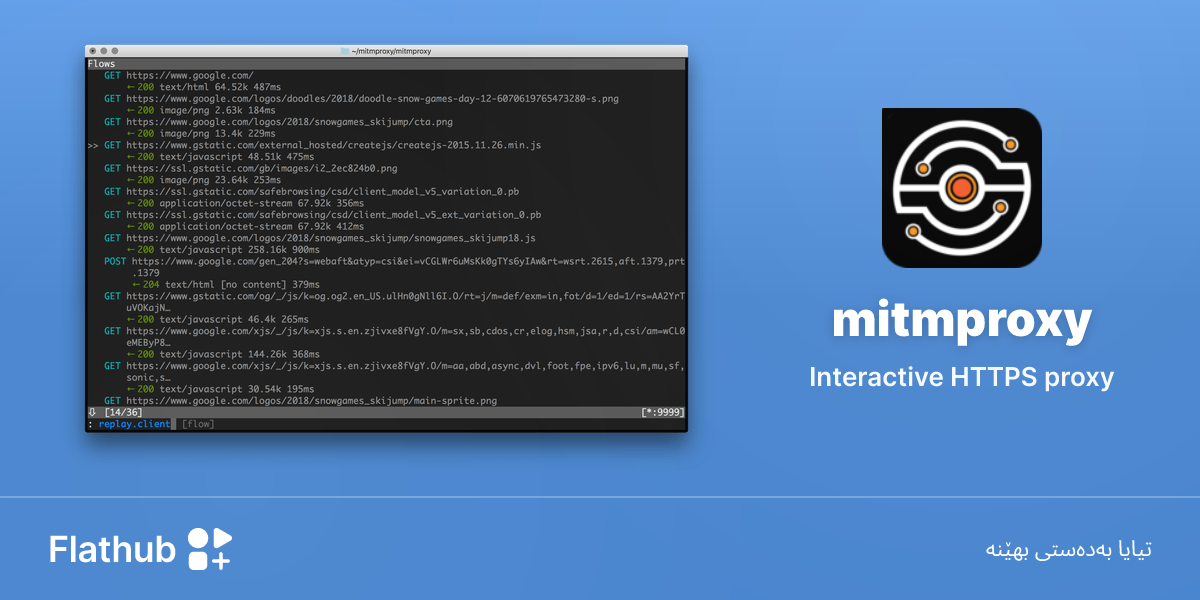 mitmproxy لەسەر لینوکس دابمەزرێنە | فلاتهەب