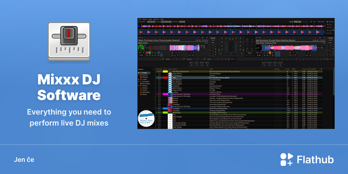Instali Mixxx sur Linux | Flathub