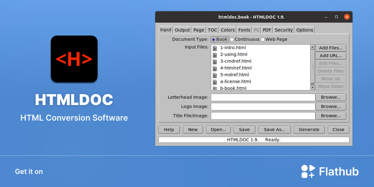 Install HTMLDOC on Linux | Flathub