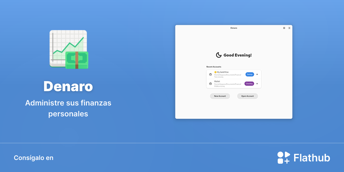 Instalar Denaro en Linux | Flathub