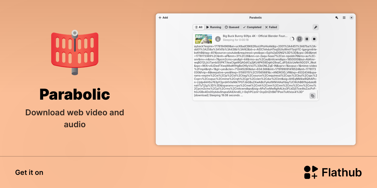 Install Parabolic on Linux | Flathub