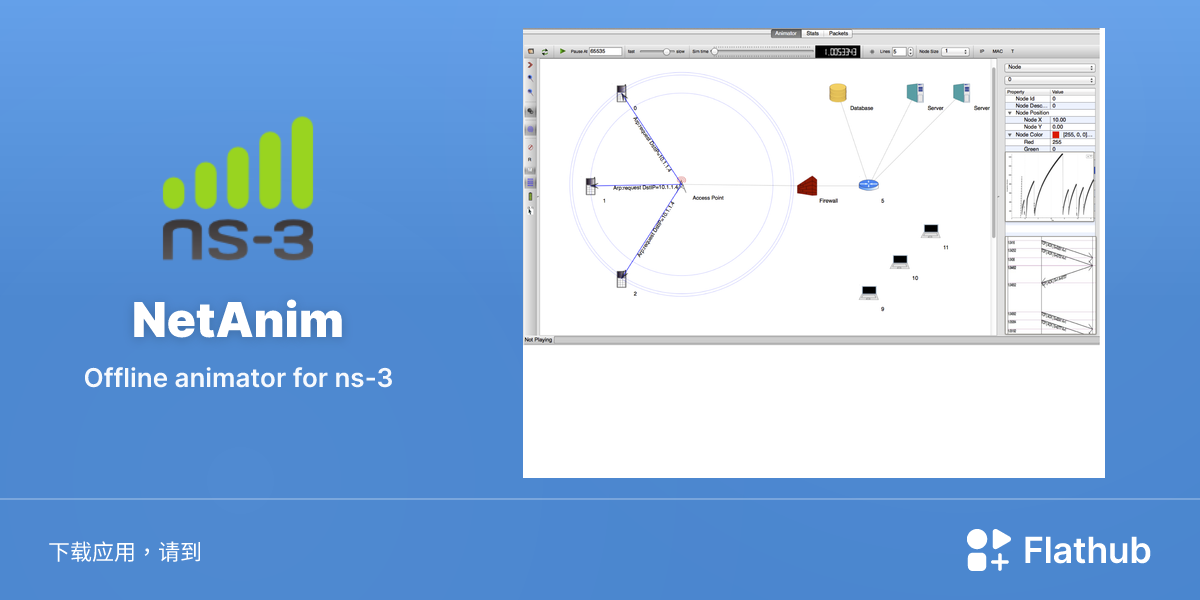 在 Linux 上安装 NetAnim | Flathub