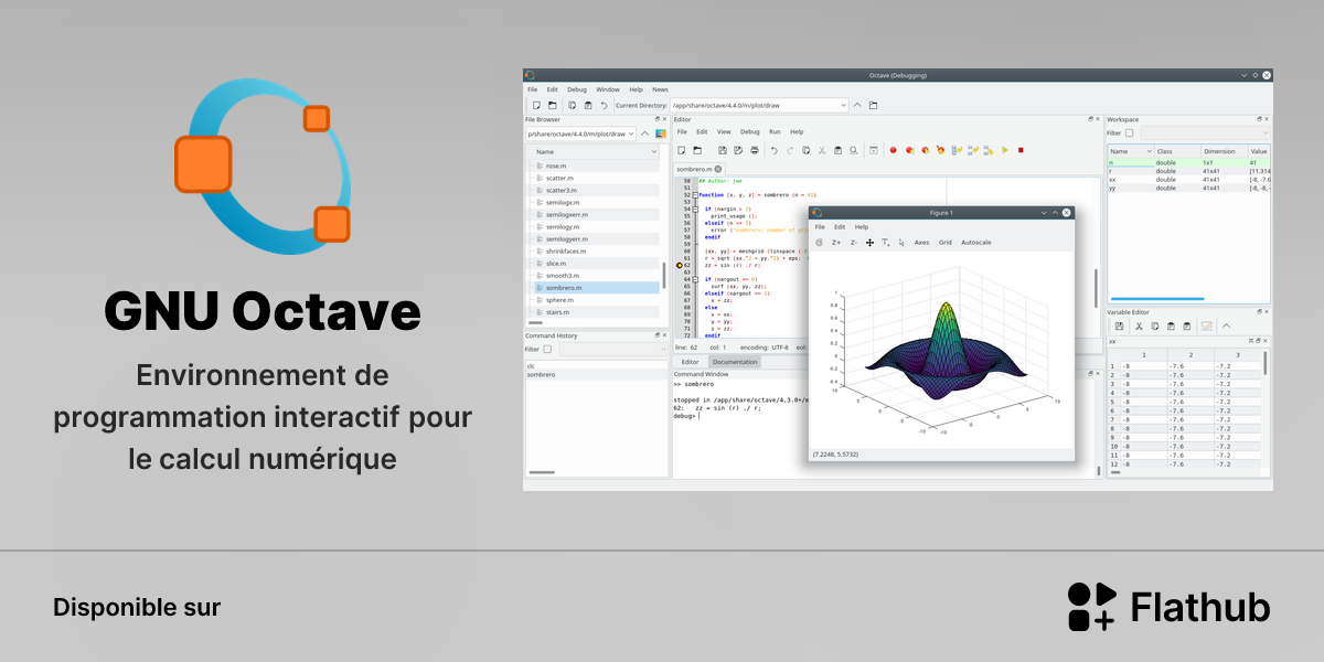 Installer GNU Octave sur Linux | Flathub