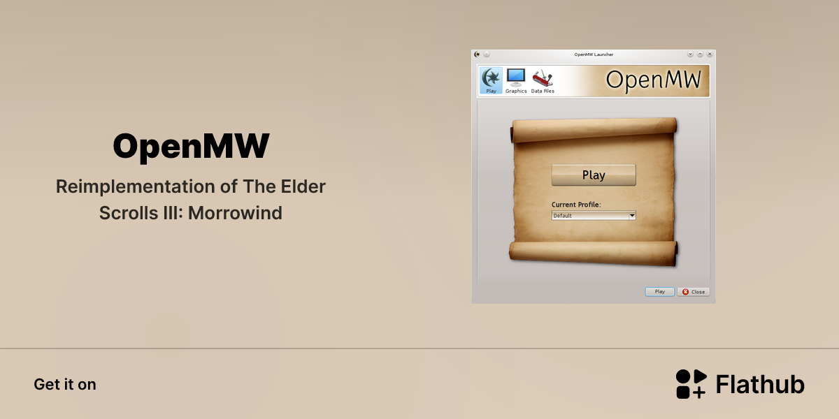 Install OpenMW on Linux | Flathub
