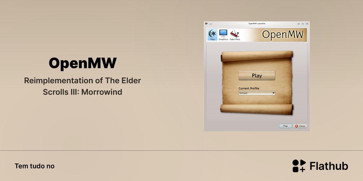 Instalar OpenMW no Linux | Flathub