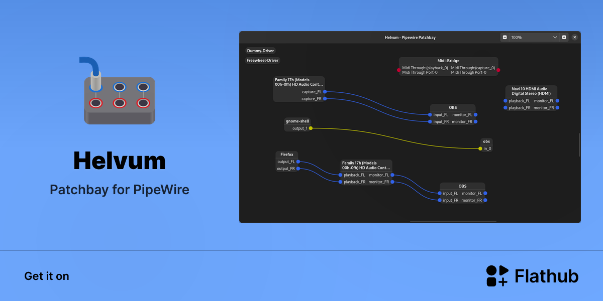 Install Helvum on Linux | Flathub