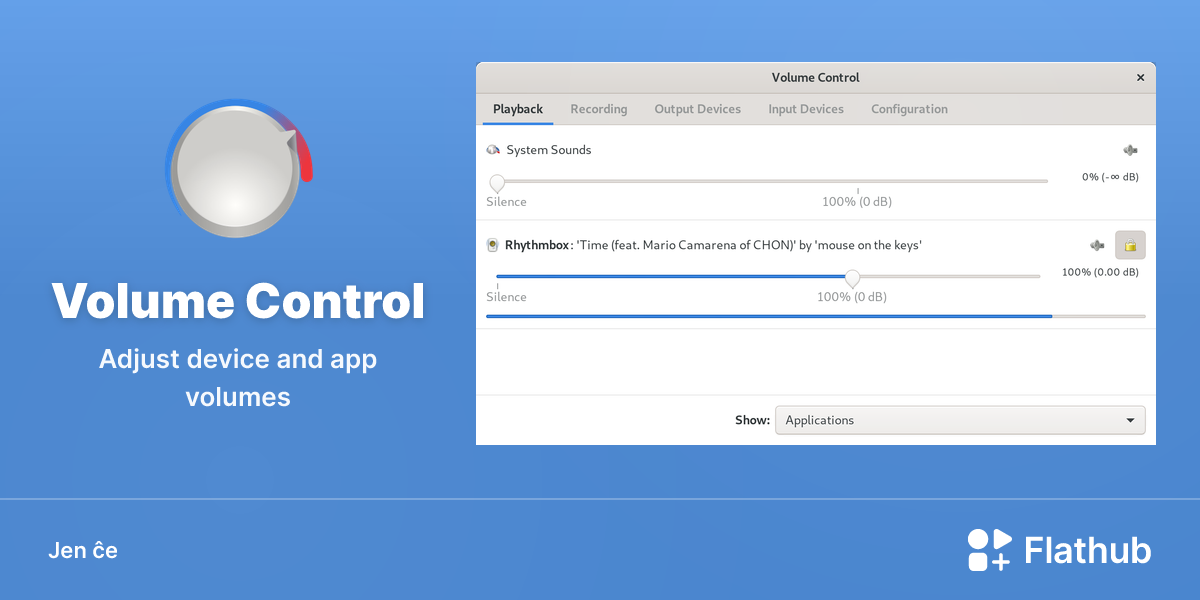 Instali Volume Control sur Linux | Flathub
