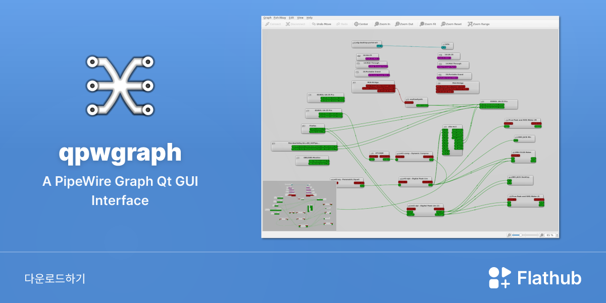 Install qpwgraph on Linux | Flathub