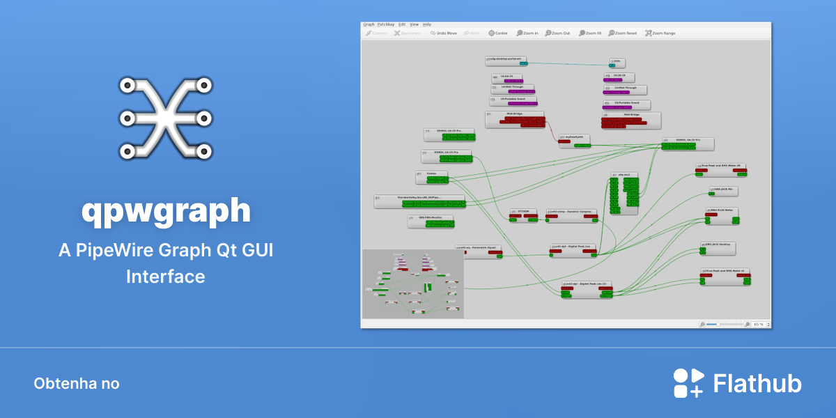 Instalar qpwgraph no Linux | Flathub