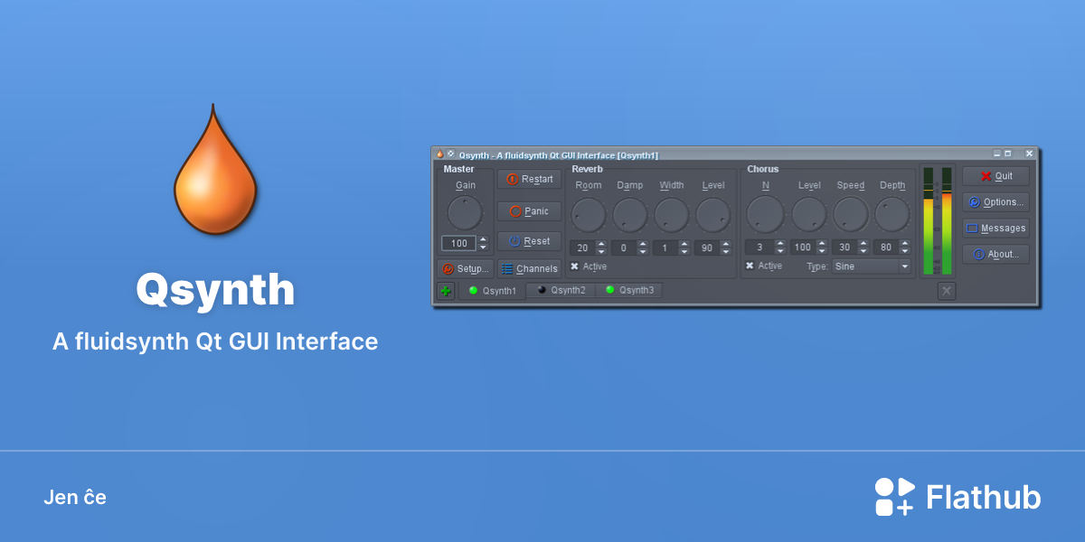 Instali Qsynth sur Linux | Flathub