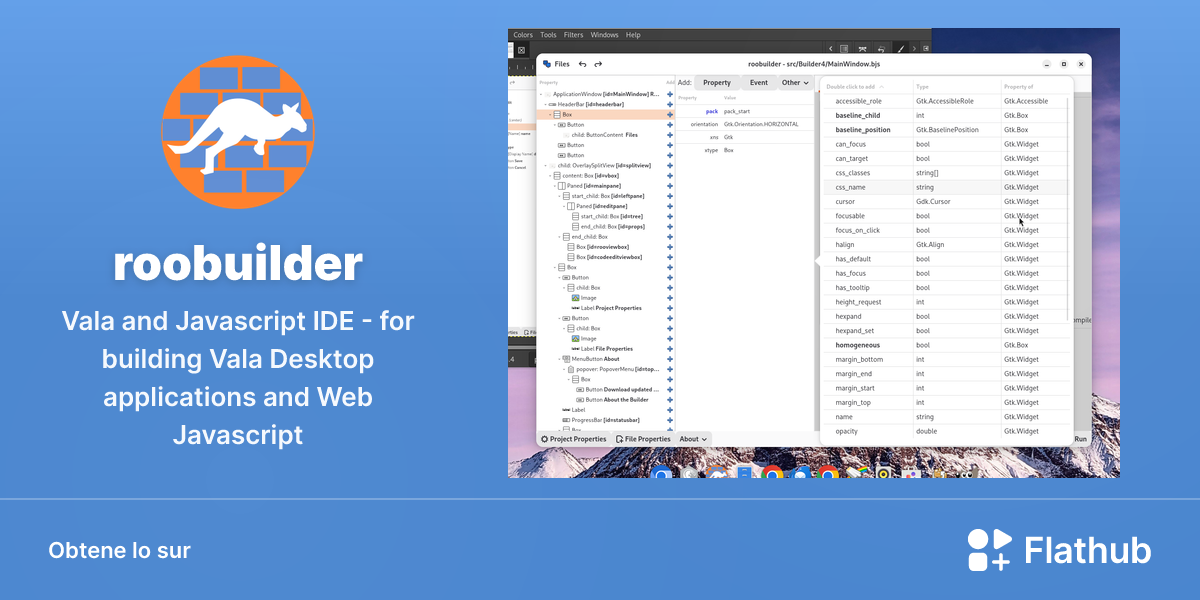 Installar roobuilder sur Linux | Flathub