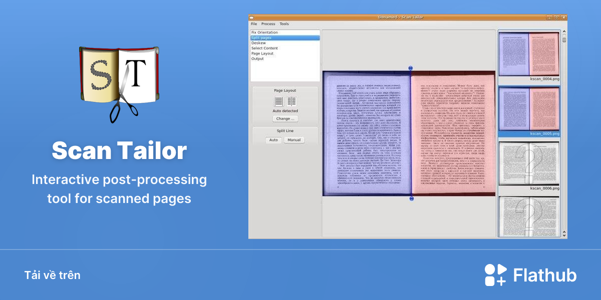 Cài đặt Scan Tailor trên Linux | Flathub
