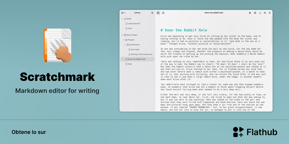 Installar Scratchmark sur Linux | Flathub