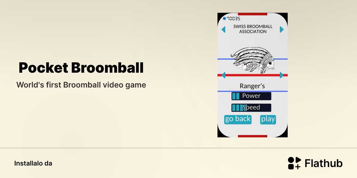 Installa Pocket Broomball su Linux | Flathub