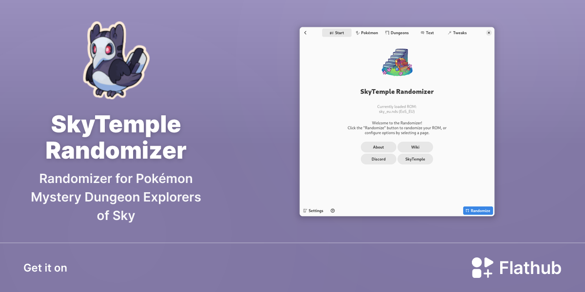 Install SkyTemple Randomizer on Linux | Flathub