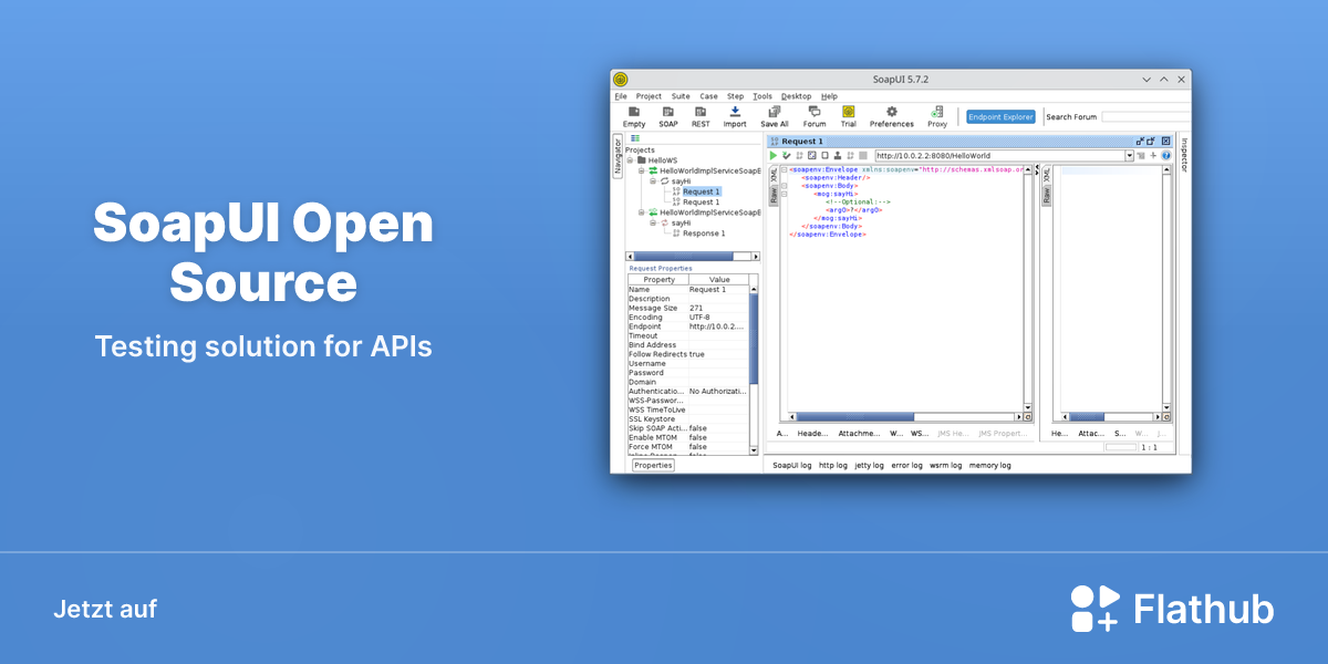 SoapUI Open Source auf Linux installieren | Flathub